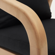 Krzesło ogrodowe Malaret czarne Kave Home