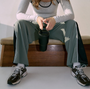 Kubek termiczny ze słomką SipnGo 0,9 l zielony Eva Solo