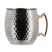 Kubki z uchem Moscow 2 szt. srebrne Lyngby Glas