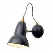 LAMPA ŚCIENNA ORIGINAL 1227 BRASS ELEPHANT GREY ANGLEPOISE