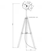 LAMPA PODŁOGOWA AMARO
