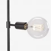 LAMPA podłogowa piper czarna bolia