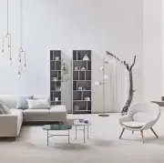 LAMPA podłogowa piper czarna bolia