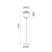 Lampa podłogowa Vitruvio czarna ARTEMIDE