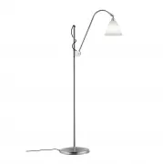 LAMPA PODŁOGOWA BL3 SMALL STAL CHROMOWANA-PORCELANOWA GUBI