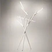 LAMPA PODŁOGOWA TUAREG BIAŁA FOSCARINI