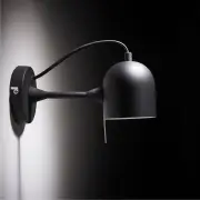 LAMPA ŚCIENNA CARLA CZARNA