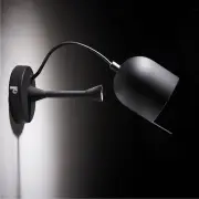 LAMPA ŚCIENNA CARLA CZARNA