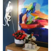 LAMPA ŚCIENNA MONKEY BIAŁA SELETTI