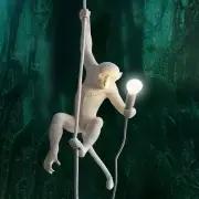 LAMPA ŚCIENNA MONKEY BIAŁA SELETTI