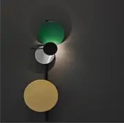 Lampa ścienna zielona Please Wait to be Seated