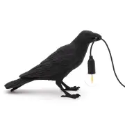 LAMPA STOŁOWA BIRD WAITING CZARNA SELETTI
