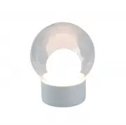 LAMPA STOŁOWA BOULE TRANSPARENTNA-BIAŁA-BIAŁA S PULPO