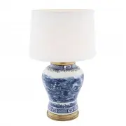 LAMPA STOŁOWA CHINESE BLUE EICHHOLTZ