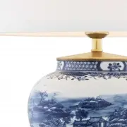 LAMPA STOŁOWA CHINESE BLUE EICHHOLTZ