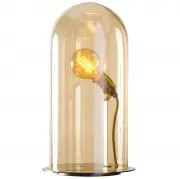 Lampa Stołowa Dome Przydymiony Złoty 42 Cm Ebb&flow