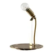 LAMPA STOŁOWA DOME PRZYDYMIONY SZARY 33 CM EBB&FLOW