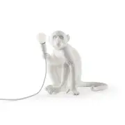 Lampa Stołowa Monkey Biała - Wersja Siedząca Seletti