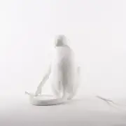LAMPA STOŁOWA MONKEY BIAŁA - WERSJA SIEDZĄCA SELETTI
