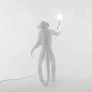 LAMPA STOŁOWA MONKEY BIAŁA - WERSJA STOJĄCA SELETTI