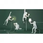 LAMPA STOŁOWA MONKEY BIAŁA - WERSJA STOJĄCA SELETTI
