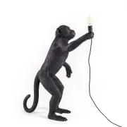 LAMPA STOŁOWA MONKEY CZARNA - WERSJA STOJĄCA SELETTI