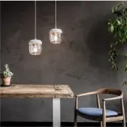 LAMPA WISZĄCA ACORN BIAŁA-MIEDŹ UMAGE