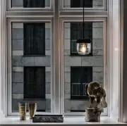 LAMPA WISZĄCA ACORN CZARNA-POLEROWANA STAL UMAGE