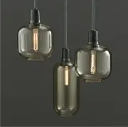 LAMPA WISZĄCA AMP OKRĄGŁA PRZYDYMIONA MOSIĄDZ NORMANN COPENHAGEN