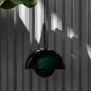 Lampa Wisząca Flowerpot VP2 Czarna Matowa Andtradition