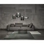 LAMPA WISZĄCA KNOT SFERA PRZYDYMIONY SZARY BROKIS