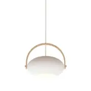 LAMPA WISZĄCA MANGO 26 CM BIAŁA