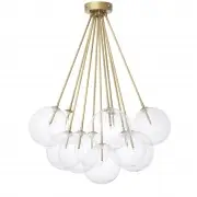 LAMPA WISZĄCA MOLECULE BRASS EICHHOLTZ