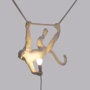 LAMPA WISZĄCA MONKEY SWING BIAŁA SELETTI