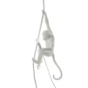 LAMPA WISZĄCA MONKEY Z LINĄ BIAŁA SELETTI