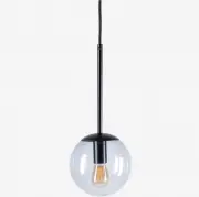 LAMPA WISZĄCA ORB 15 cm czarna BOLIA