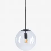 LAMPA WISZĄCA ORB 25 cm czarna BOLIA