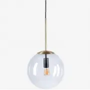 LAMPA WISZĄCA ORB 25 cm mosiężna BOLIA