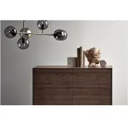 LAMPA WISZĄCA ORB czarna BOLIA