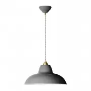LAMPA WISZĄCA ORIGINAL 1227 MIDI WIDE BRASS ELEPHANT GREY ANGLEPOISE