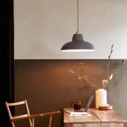 LAMPA WISZĄCA ORIGINAL 1227 MIDI WIDE BRASS ELEPHANT GREY ANGLEPOISE