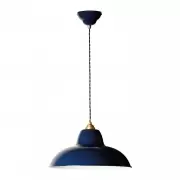 LAMPA WISZĄCA ORIGINAL 1227 MIDI WIDE BRASS INK BLUE ANGLEPOISE