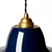 LAMPA WISZĄCA ORIGINAL 1227 MIDI WIDE BRASS INK BLUE ANGLEPOISE