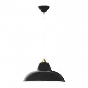 LAMPA WISZĄCA ORIGINAL 1227 MIDI WIDE BRASS JET BLACK ANGLEPOISE