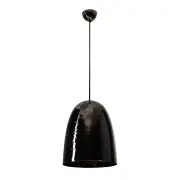 LAMPA WISZĄCA STANLEY DUŻA Black Nickel Hammered BTC