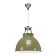 Lampa Wisząca Titan Size 1 Olive Green-White Interior Btc
