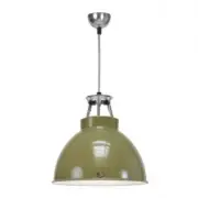 LAMPA WISZĄCA TITAN SIZE 1 Olive Green-White Interior btc