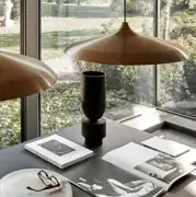 Lampa wisząca Circular szczotkowany brąz menu