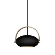 LAMPA WISZĄCA MANGO 18 CM CZARNA