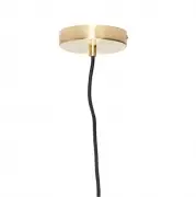 LAMPA WISZĄCA SZKLANA przydymiona HUbsch